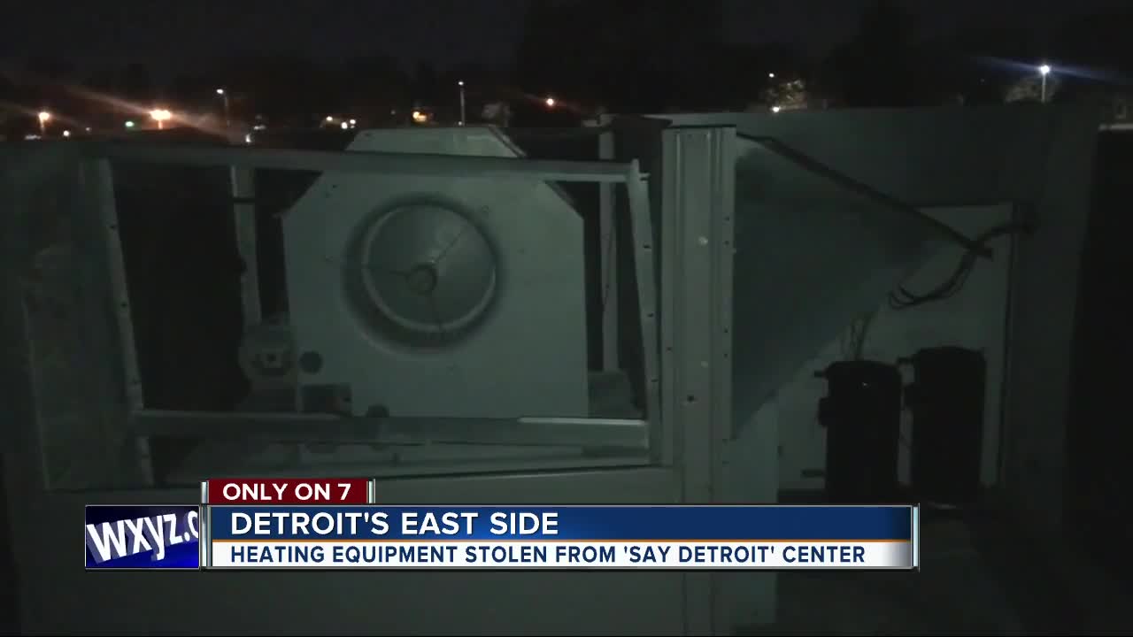 Thieves steal heating equipment from Say Detroit Play Center