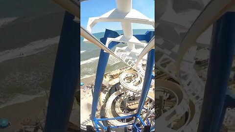 Morey's Piers & Beachfront Waterparks is a classic seaside amusement park #shortvideo #viral