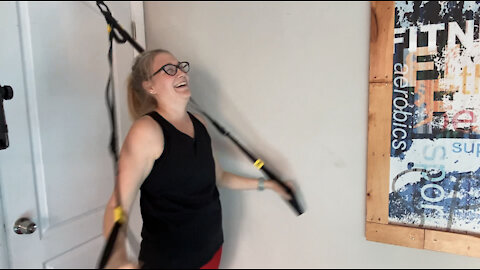 Working with Samantha on TRX