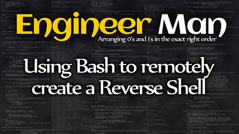 Use Bash to remotely create a Reverse Shell