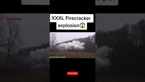 firecracker huge explosion😱😱😱
