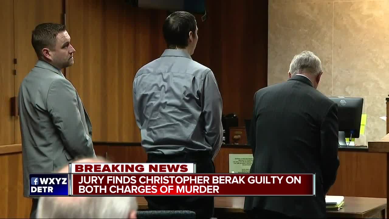 Jury finds Christopher Berak guilty on both charges of murder