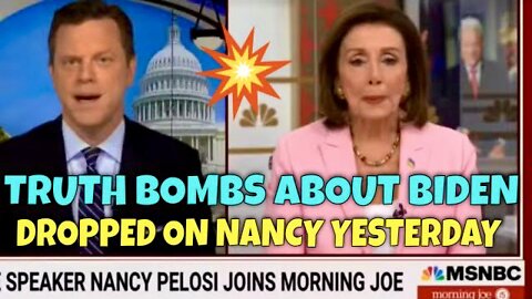 Truth Bombs 💣 Dropped on Nancy Pelosi on MSNBC about Biden & Democrats Failures 💥