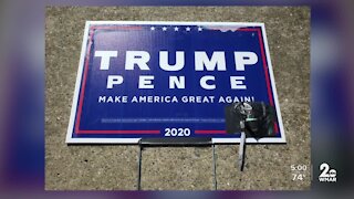 Bomb squad checks devices on political signs