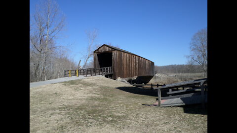 Civil War era Mill and Covered Bridge.