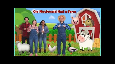 Songs for littles - Old MacDonald Had a Farm latest version | Miss Rachel