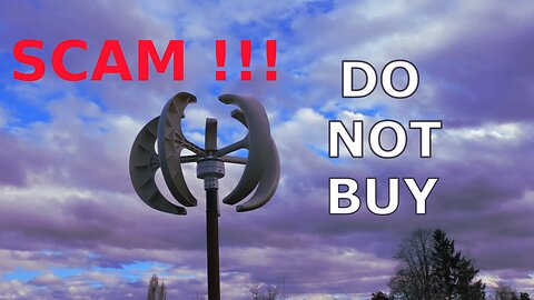 Do not buy a chinese windmill