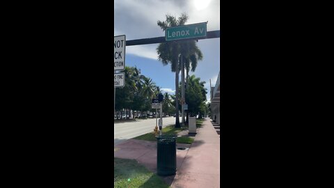 Lenox Avenue & 5th Street South Beach - Driving Miami