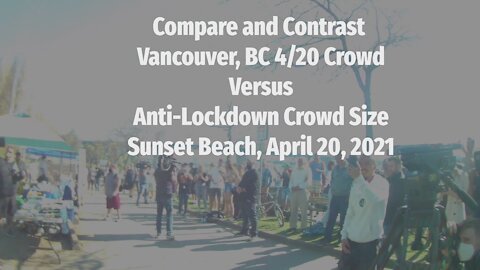 Anti-Lockdown Crowds Growing Larger - Compare to 4/20