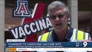 UArizona COVID-19 vaccination site only offering 2nd dose