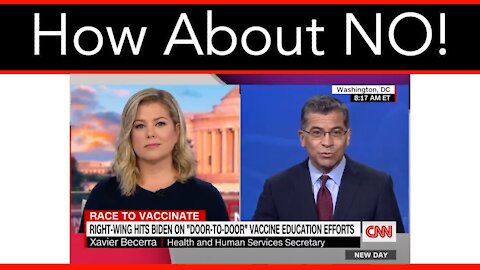 HHS Sec "It Is Absolutely The Government's Business" To Know Who Has And Who Has Not Been Vaccinated