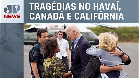 Biden visita Havaí para avaliar destruição