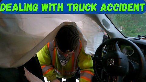 Dealing with truck accident! Prepping my truck for towing to the insurance adjuster.