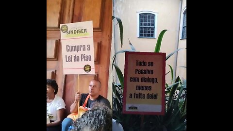 Servidores municipais de Santo Amaro não são recebidos pela prefeita