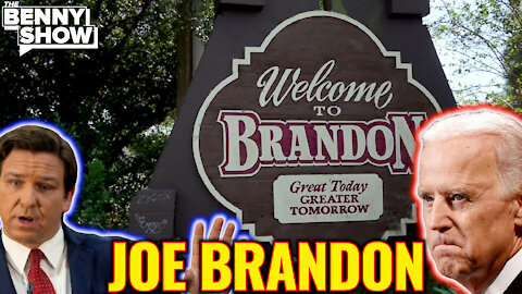 Chants Of "Let's Go Brandon" Erupt At Gov. DeSantis' Bill Signing NO Vaccine Mandates In Brandon, FL