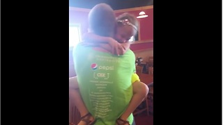 Little Girl Gets Emotional After Surprise Visit From Her Big Brother