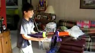 "Boy Pulls Loose Tooth Out By Tying It To Toy Bazooka"