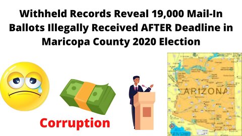19,000 fraudulent votes Arizona 2020 Here we go again???