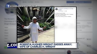 Roberta Hughes Wright, wife of Charles H. Wright, passes away