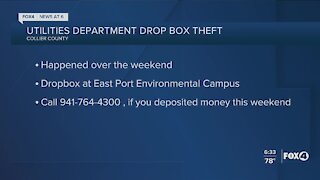Charlotte County Utilities Department payment box theft