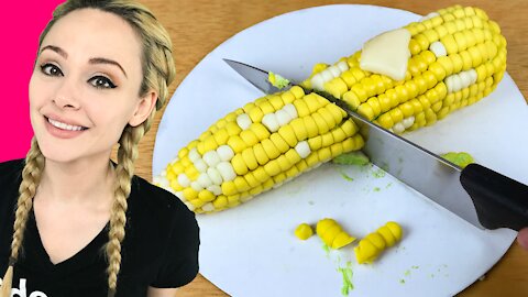 How to make an incredibly realistic 'corn on the cob' cake