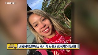 Airbnb removes rental after Florida woman's death