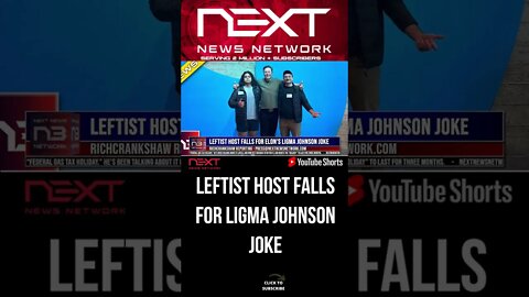 Leftist Host Falls For Elon’s LIGMA JOHNSON Joke #shorts
