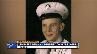 Racine veteran's remains identified 67 years after he went missing