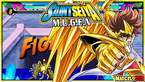 Tenma & Seiya de Sagitário Vs. Aiolos & Camus Espectro - Saint Seiya M.U.G.E.N