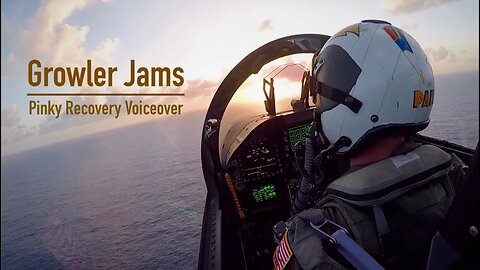 VOICEOVER - PINKY CARRIER RECOVERY Aboard USS Theodore Roosevelt (CVN-71) - Growler Jams