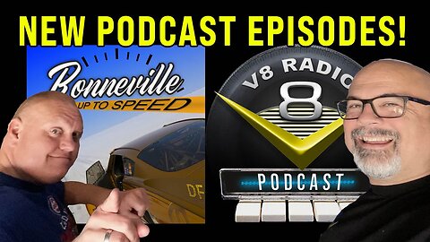 Muscle Car Podcast and Land Speed Racing: V8 Radio Podcast and Bonneville Up To Speed Podcast!