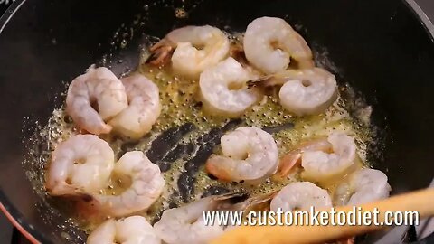 Keto Hoisin Butter Prawns