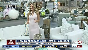 Local broker Heather Caine offers home decorating tips on a budget - 7am live report