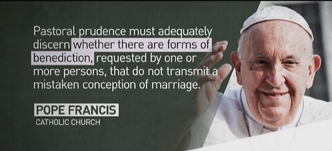 Babylon is fallen: antichrist pope Francis endorses the blessings of homosexual unions!