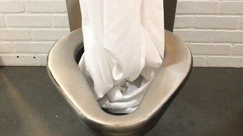 Prison Toilet Vs ENTIRE Bed Sheet! Will it Flush?