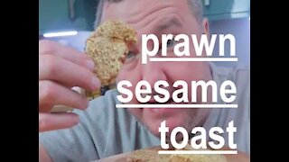 prawn sesame toast