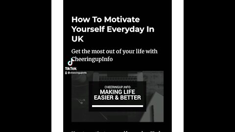 How to motivate yourself every day