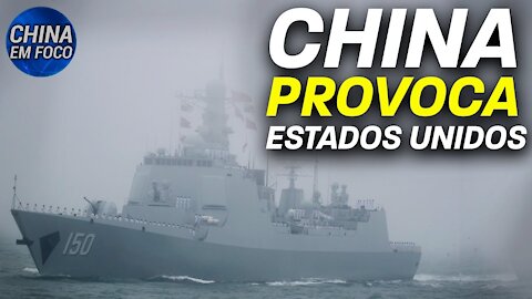 Navios chineses entram em zona americana; Destroyer chinês é visto perto do Japão