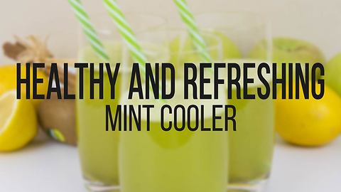 Healthy and refreshing mint cooler recipe