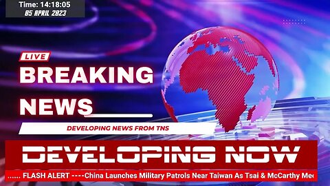 China Launches Military Patrols Near Taiwan As Tsai & McCarthy Meet