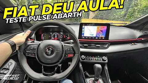 TEST DRIVE NOVO FIAT PULSE ABARTH 2023 VALE A PENA COMPRAR O VERDADEIRO ESPORTIVO POR R$150 MIL?