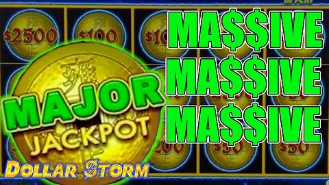 MASSIVE DOLLAR STORM HANDPAY!💥 HIGH LIMIT MAJOR JACKPOT