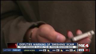 Deputies warn of "smishing scam" in SWFL