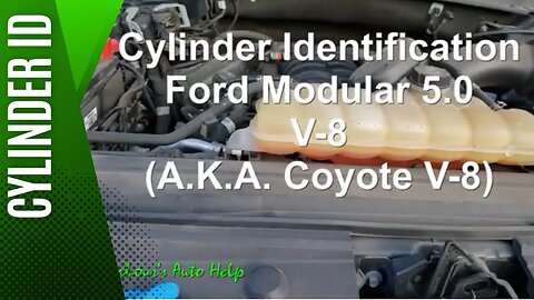 Cylinder Identification Ford 5.0L Coyote Engine