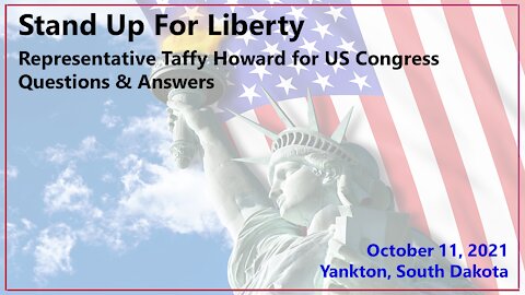 Taffy Howard for US Congress: Questions & Answers About the Issues