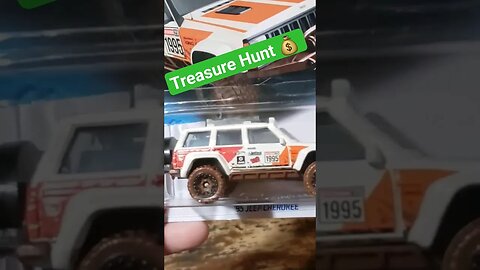 Hot Wheels Treasure Hunt Review: 95 Jeep Cherokee | J Case #shorts #hotwheels #treasurehunt #diecast