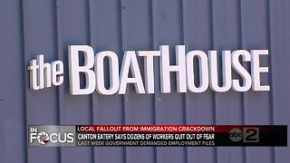 30 workers at Boathouse Canton restaurant gone over immigration review