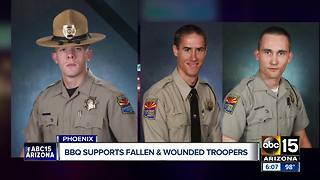 BBQ supports fallen and wounded troopers