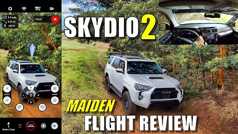 SKYDIO 2 Maiden Flight Test Review - On/Off Road & Tight Woods Fails