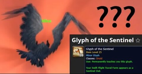 How to get the Glyph of the Sentinel working! (..if your having issues like I used to lol) - WoW BFA